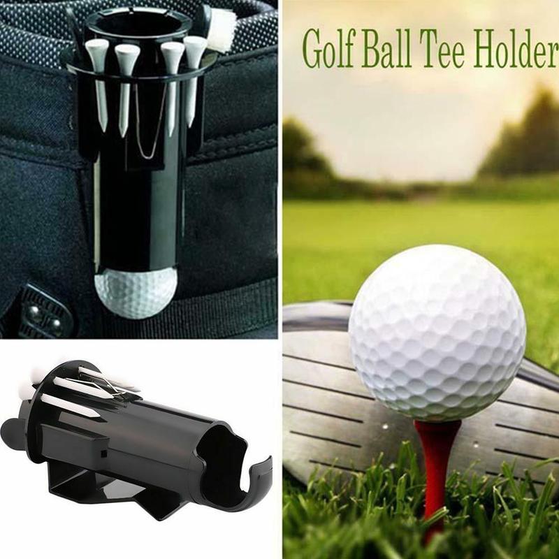 1pcs Portable Storage Golf Ball Tee Holder Portable storage Golf Ball Tee Holder Golf Tees Pro Clip Caddy Divot Tool Storage Box