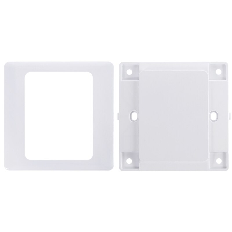 Electric Wall Switch Socket Blank Cover Panel Whiteboard ABS Outlet Plate Bezel Tool 86x86mm HX6D