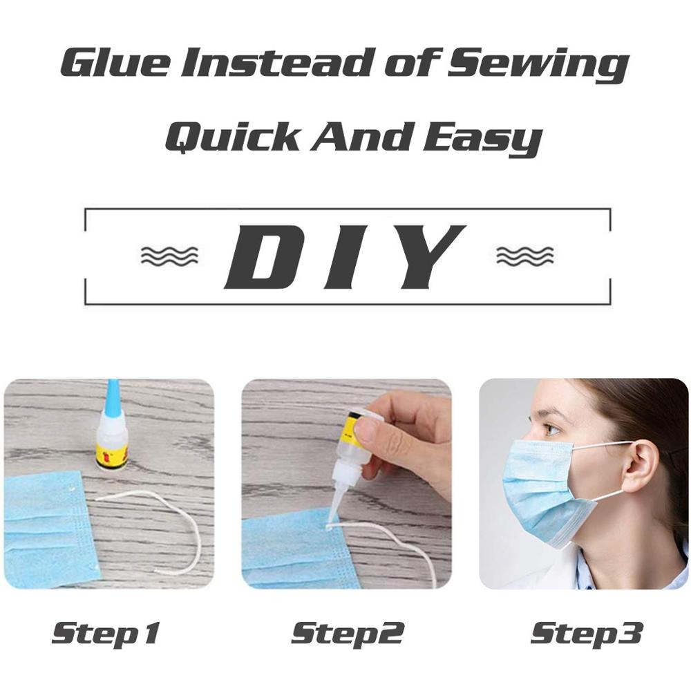 Jojo Bows 3 Mm Maskers Touw Solid Soft Ronde Elastische Band Handgemaakte Maskers Materialen Diy Ambachten Levert Maskers Accessoires