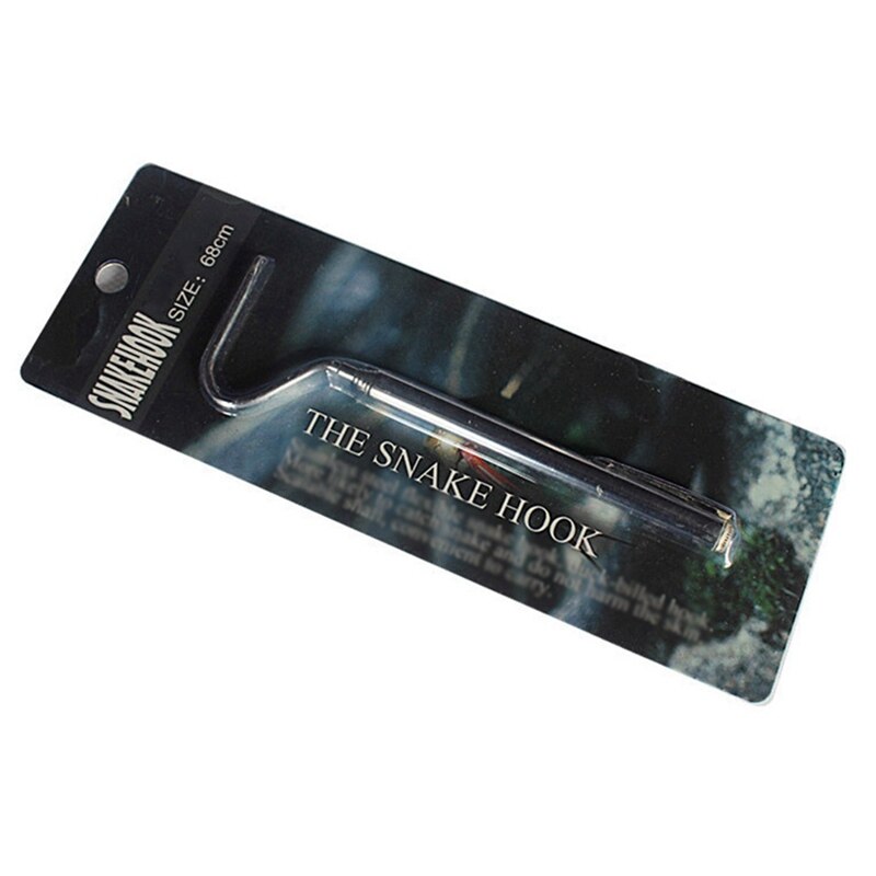 Snake Catching Tools Stainless Steel Adjustable Telescopic Snake Hook Snake Clamp Snake Pliers