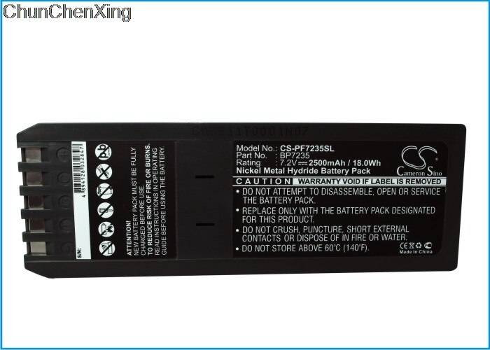 Cameron Sino 2500mAh Battery BP7235 for Fluke 700 Calibrator, 740 Calibrator, 744 Calibrator, DSP-4000, DSP-4000PL