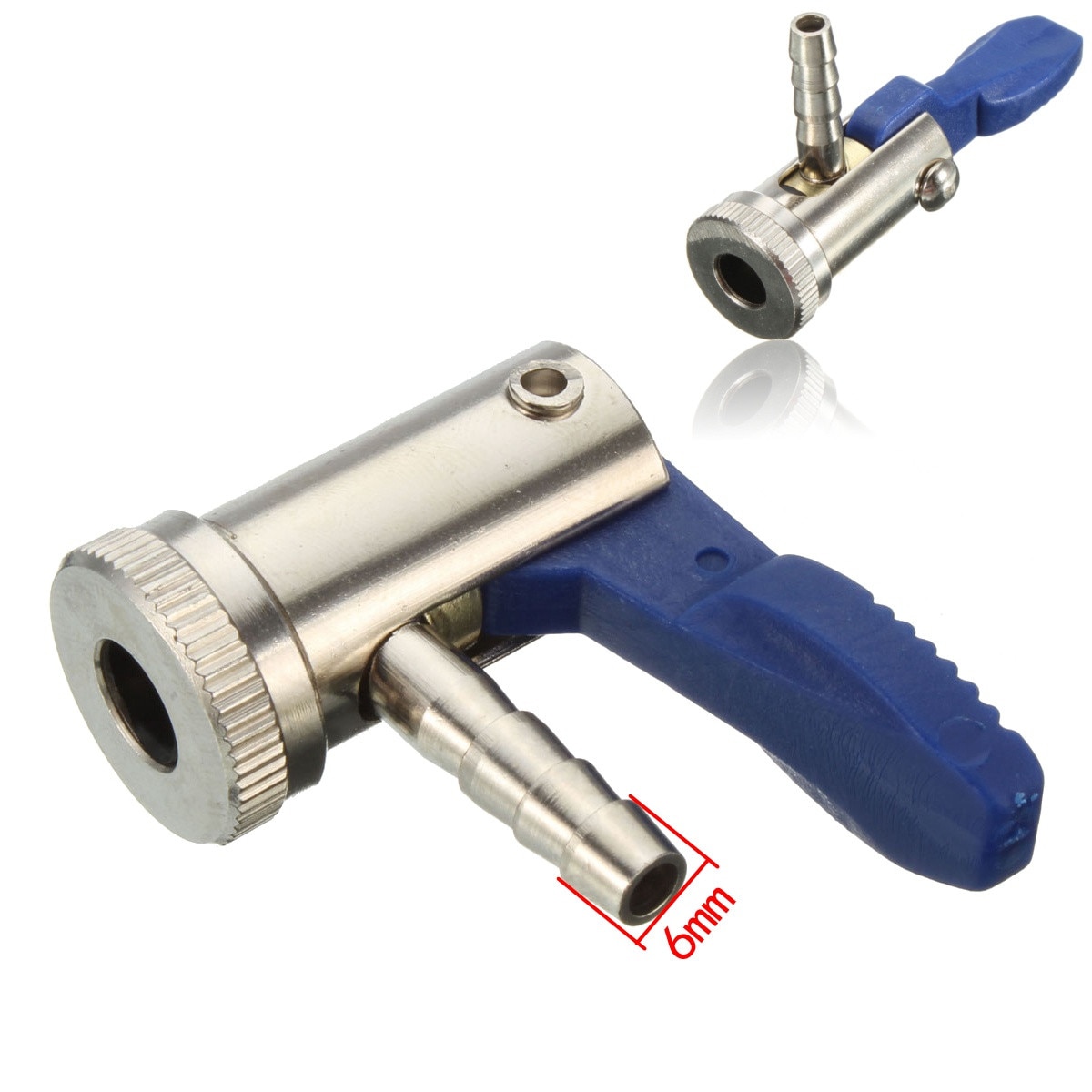 6mm /8mm Car Auto Truck Tyre Wheel Tire Air Chuck Inflator Pump Valve Clip Clamp Connector