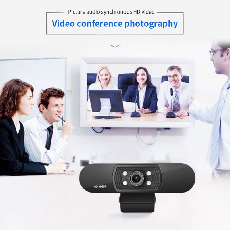 Built-in Microphone ABS Computer Peripherals Video Conference 1080P USB Webcam