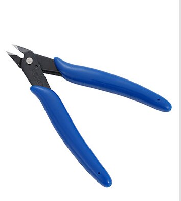 DIY Electronic Diagonal Pliers Side Cutting Pliers Wire Cutters Spring Loaded Easy To Use Insulated Handles for Comfortable Oper: Default Title