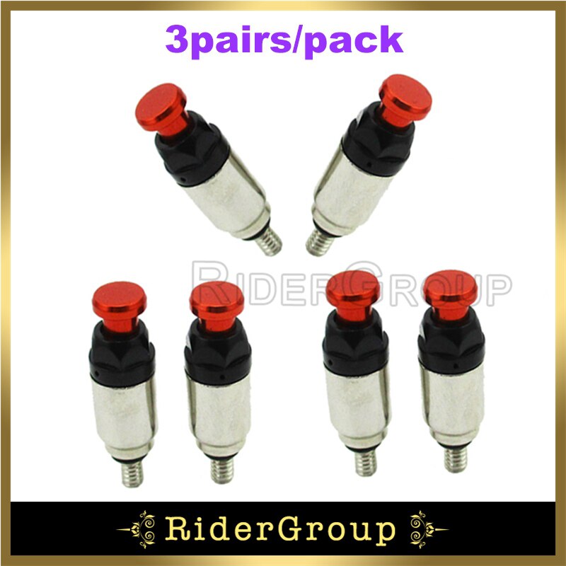 M4 x 0.7mm Orange Air Bleeder Valves For 43mm 48mm KTM WP Front Fork SX XC EXC 125 150 200 250 300 350 400 450: 3 pairs