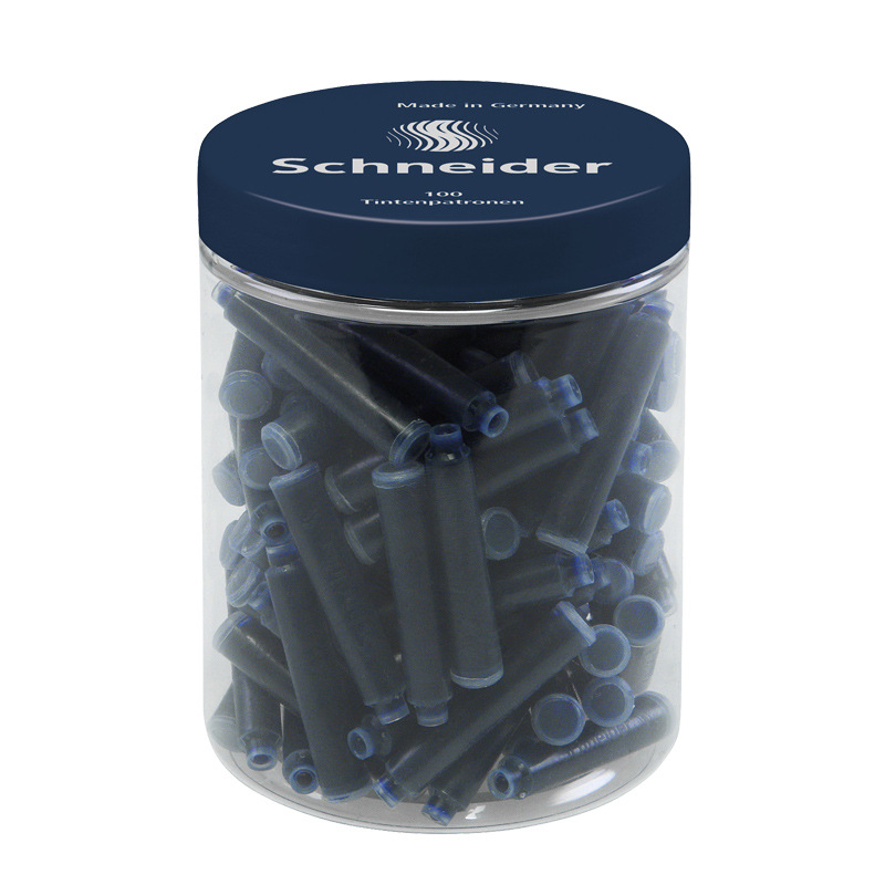 6/30/100 stücke Deutschland Schneider Brunnen Stift Tinte Sack Tinten Patrone Schreiben Schwarz Blau Blau Schwarz Kalligraphie tinte Flasche