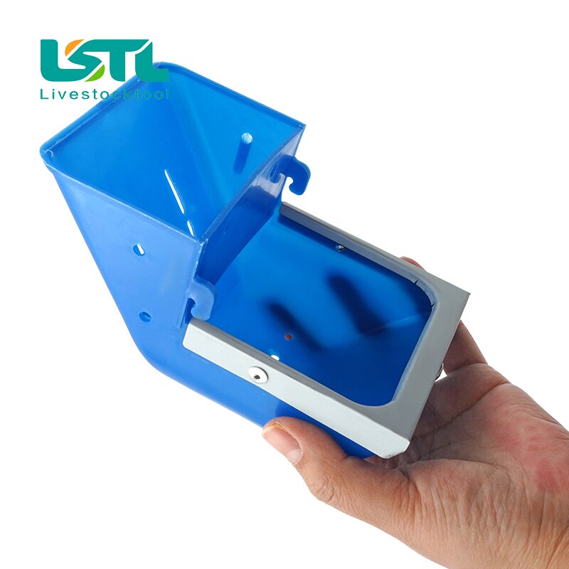 4PCS Rabbit Feeder Box Hopper Rabbit Cage Rex Rabbit Anti Pickling Feed Trough Feeders Automatic Farm