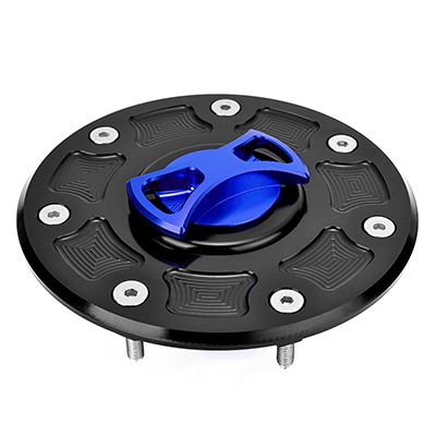 Motorcycle Gas Fuel Tank Cap for Kawasaki ZX6R ZX9R ZR7 ZZR 1100 600 ZRX 400 ZXR 750 ZEPHYR GPZ500 NINJA 500R Oil Tank Cover: Blue