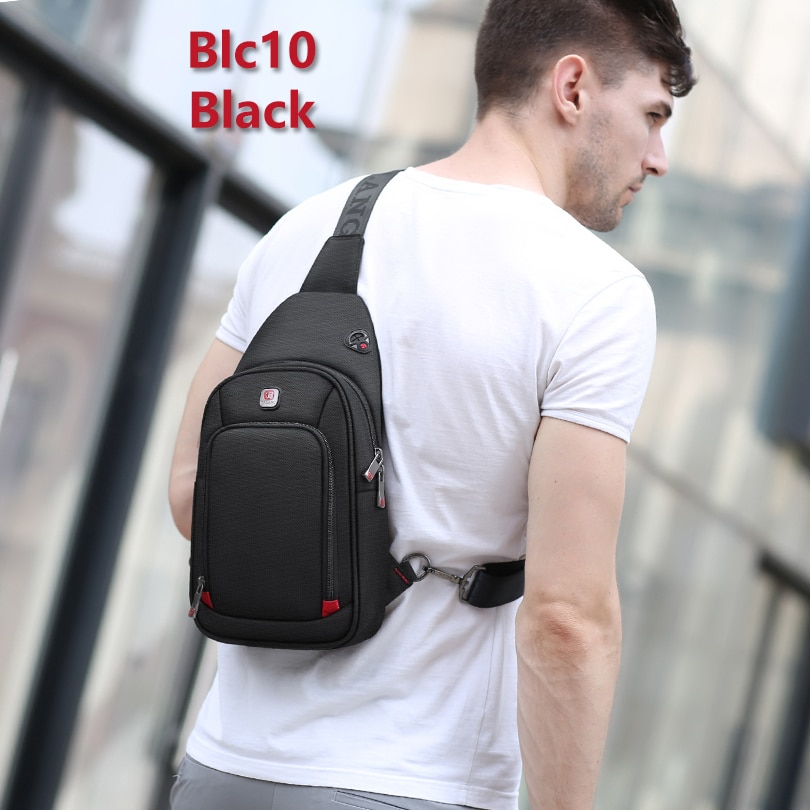 BALANG Crossbody Tassen voor Mannen Messenger Bag Borst Pak Toevallige Zak Waterdichte Nylon Schouderriem Pack