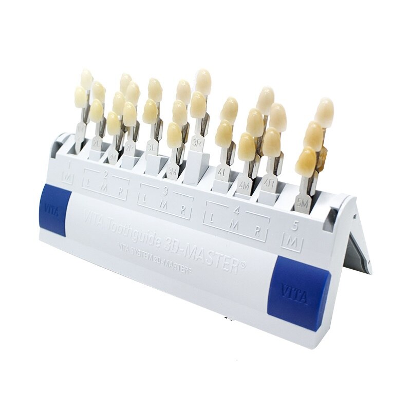 Dental Teeth Whitening Comparator Dental Shade Guide 3D Master Vita ToothDuide With 29 Colors Dental Teeth Color Compare Plate