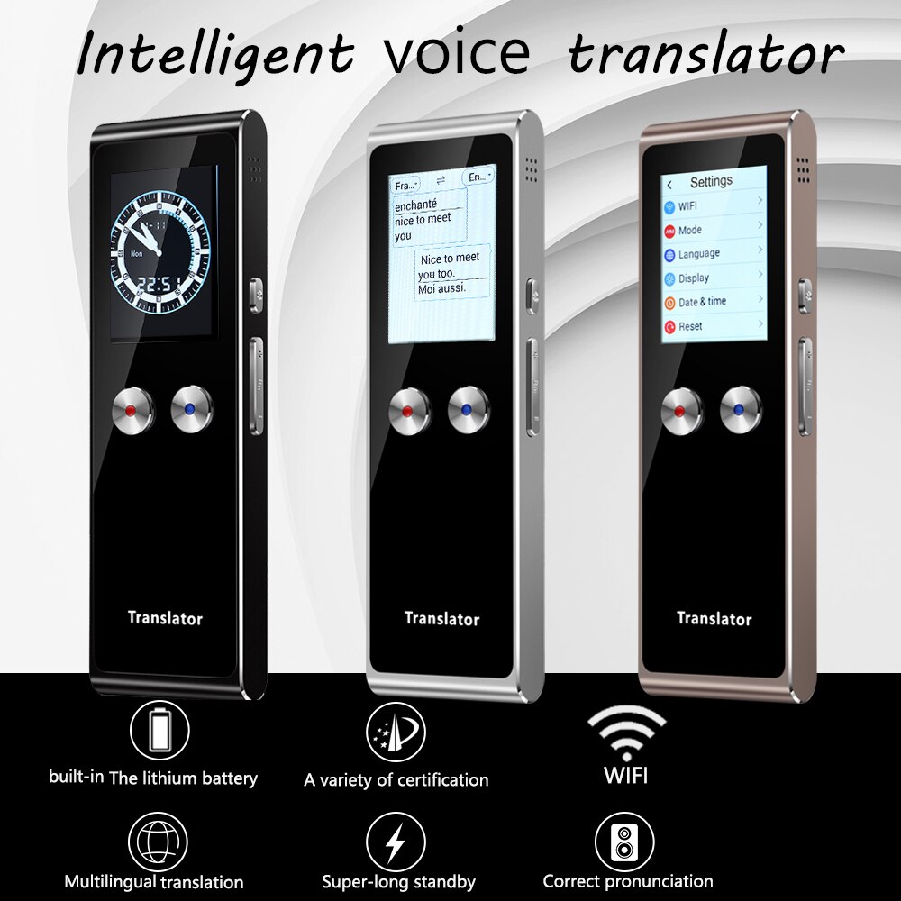 T8S Portable Voice Translator 51Language Translator Smart Translator Offline In Real Time Smart Voice Translator Portable