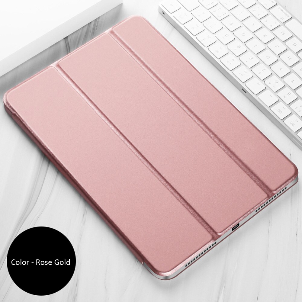 Qijun Case Voor Samsung Galaxy Tab S5e 10.5 T720 SM-T720 SM-T725 Gevallen Stand Auto Sleep Smart Tablet Cover Beschermende case: Rose gold