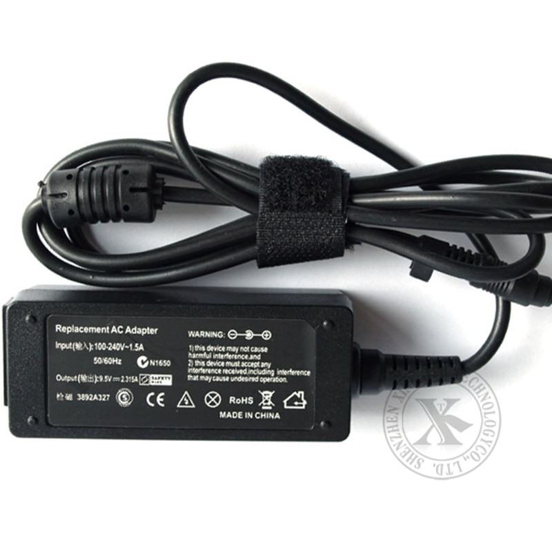Xinkaite laptop netadapter 9.5v 2.315a 22w voeding oplader voor asus eeee  pc 700 701sd 2g 4g surf 8g 4.8*1.7