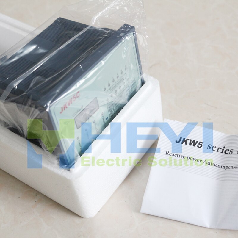 JKW5C power factor regulator compensation controller for power factor capacitor 10steps 380v PRCF