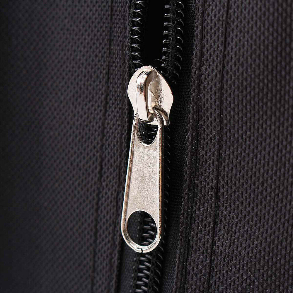 400 Disc CD DVD Organizer Holder Storage Case Bag Wallet Album Media Video PU Leather Black