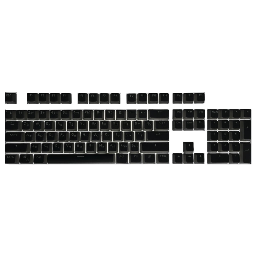Wired Gamer Keyboard USB Connection Mechanical feel Keyboards Mixed Swich Backlight Gaming Keyboard 108 Keycaps for laptop PC: Black