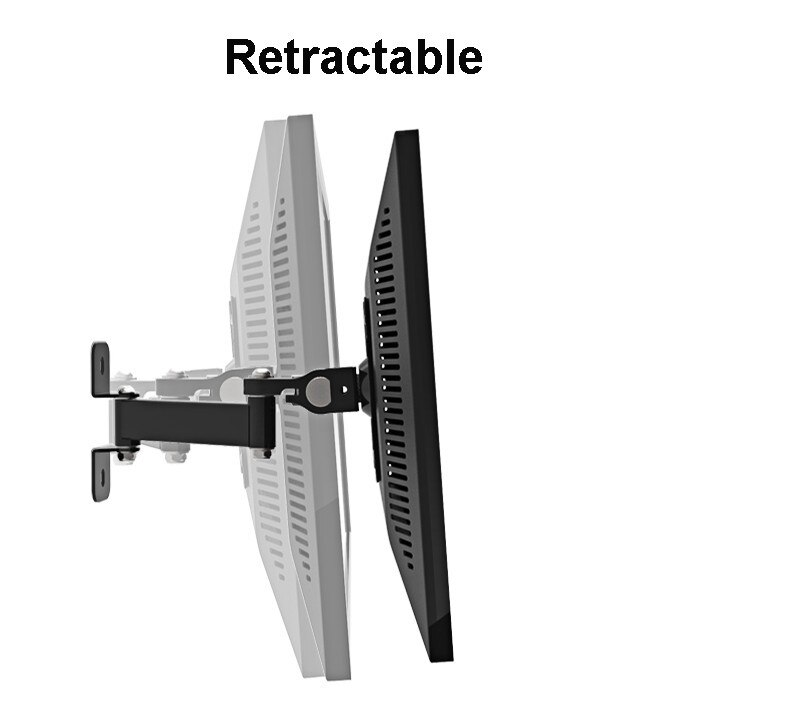 17 "-27" TV Muur Mount Tilt Volledige Rotatie LED Monitor Arm Beugel Max. laden 10kgs