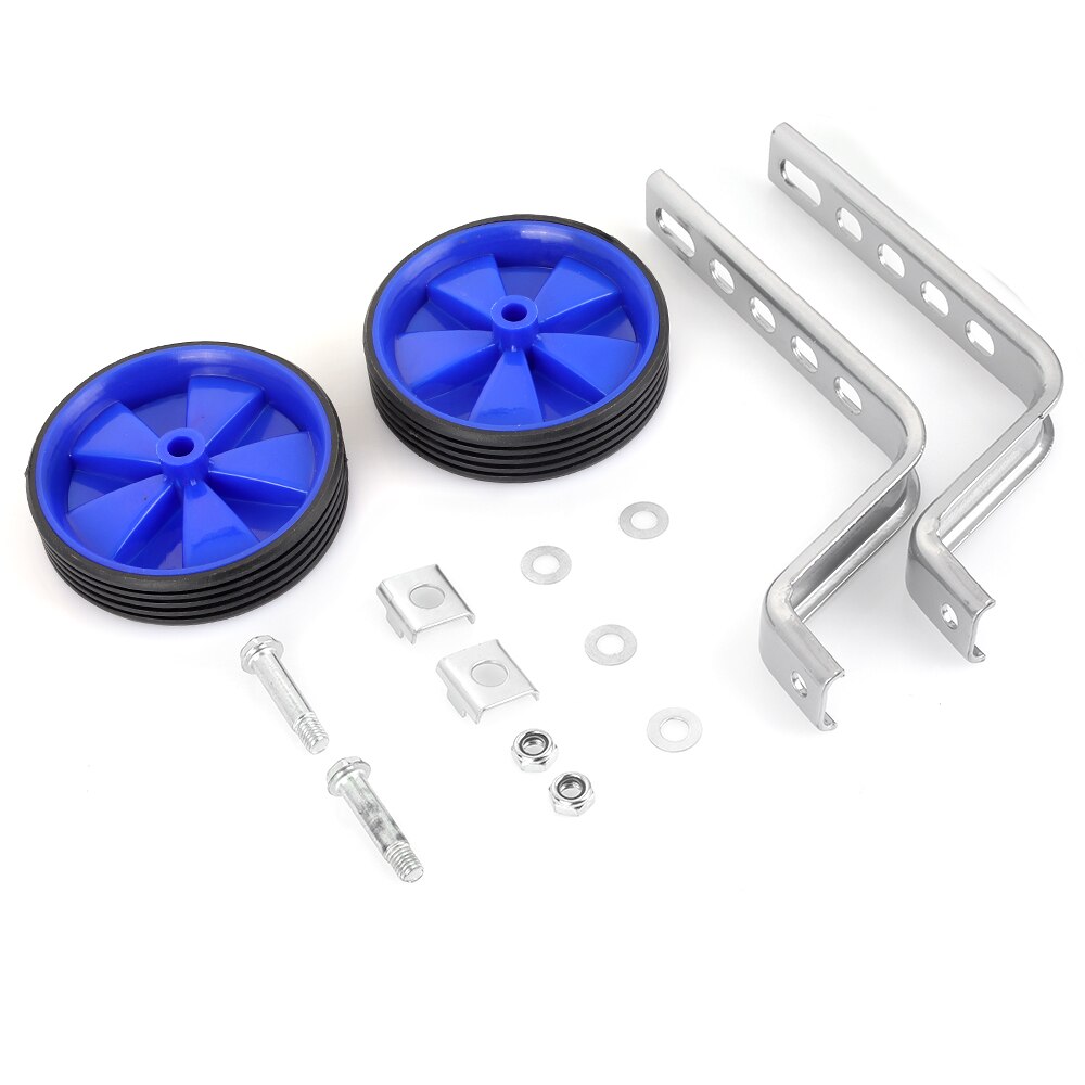 Universal Bicycle Kids Children Stabilisers Kit Bike Security Balance Auxiliary Wheel Training Bike Side Wheel Cycling Accessory: Type 1 Blue
