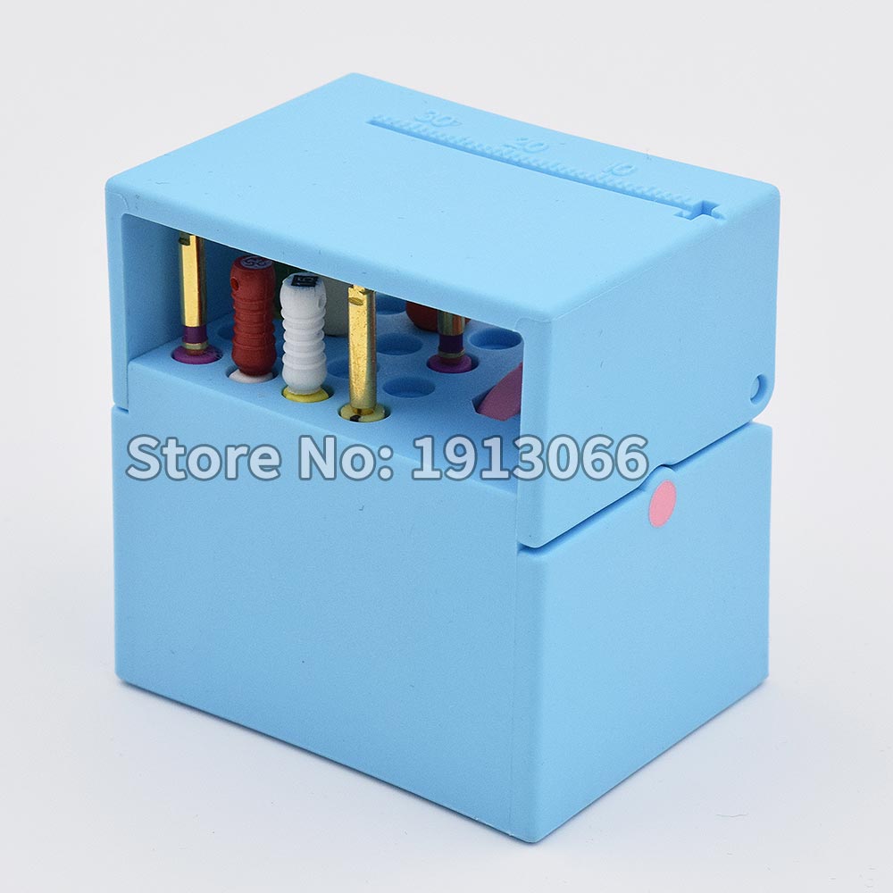 Dental Disinfection Autoclavable Endo Files Holder Box dental instrument 20 holes for Dental Dentist tool