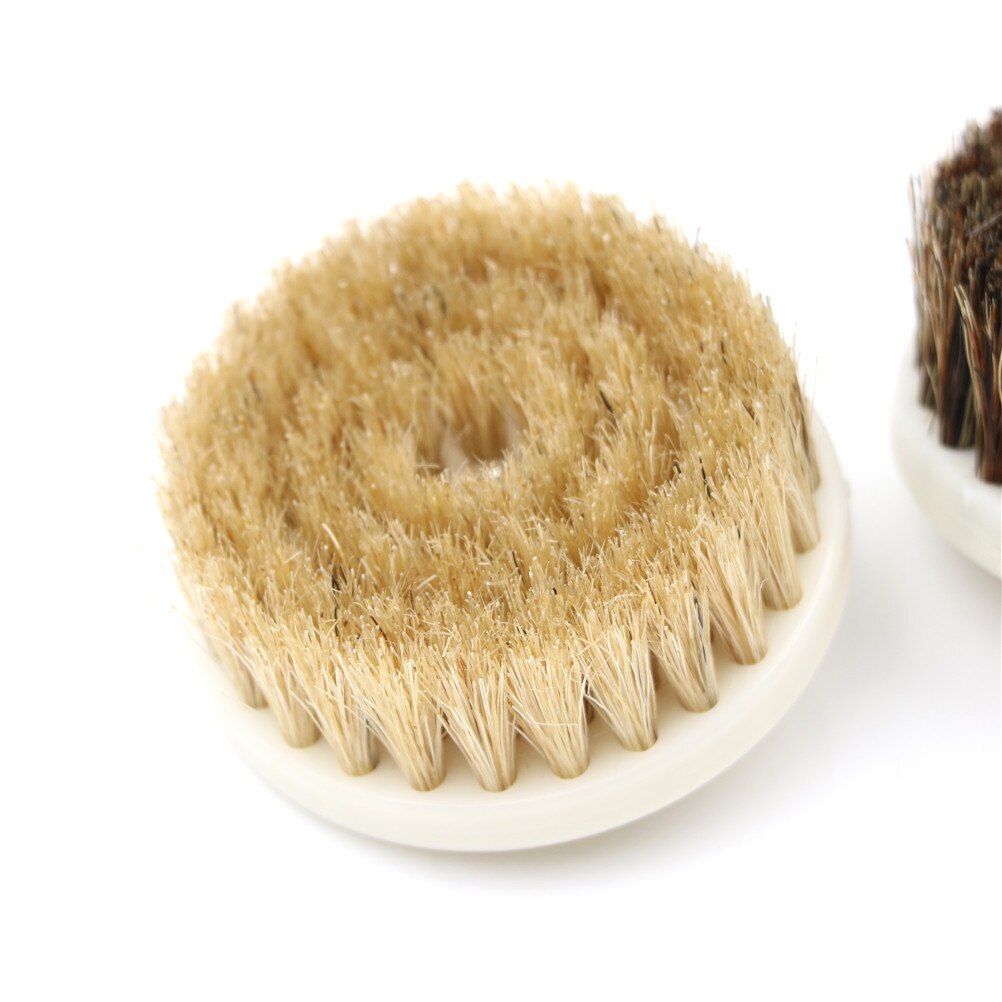 1pc plast trebormaskin kraftskrubb ren børste for skinnmøbler bilinteriør rengjøring kraftskrubb 60mm