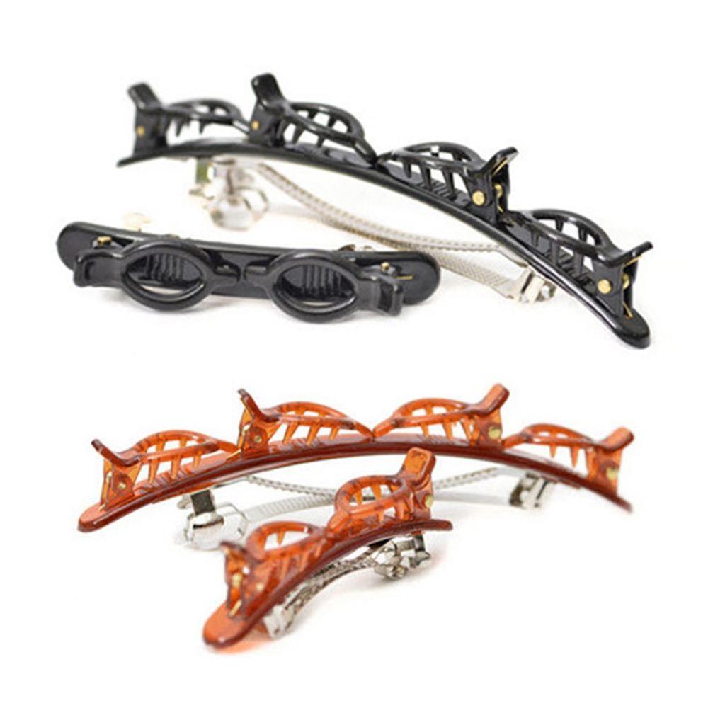 Accesorios para el cabello con doble flequillo, diademas de doble capa, horquilla para peinado