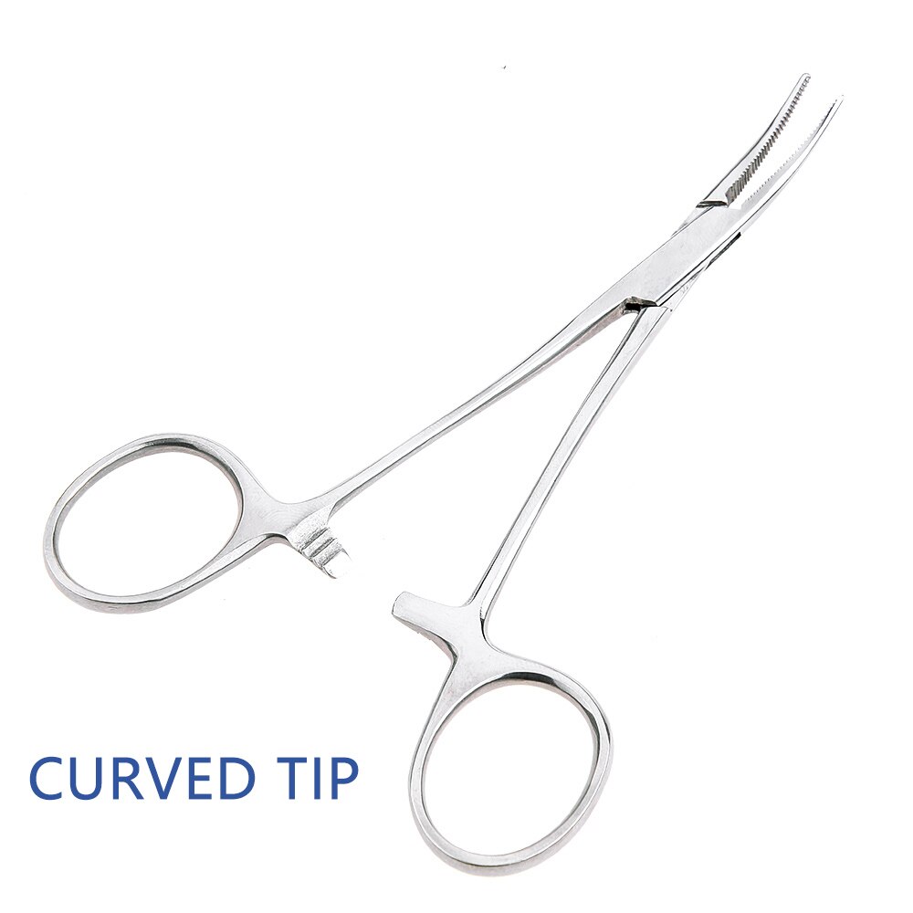 Stainless Steel Pet Dogs Gromming Scissors Curved Shears Sharp Edge Animals Cat Hair Cutting Barber Cutting Tools Kit: 12.5cm / Curved Tip