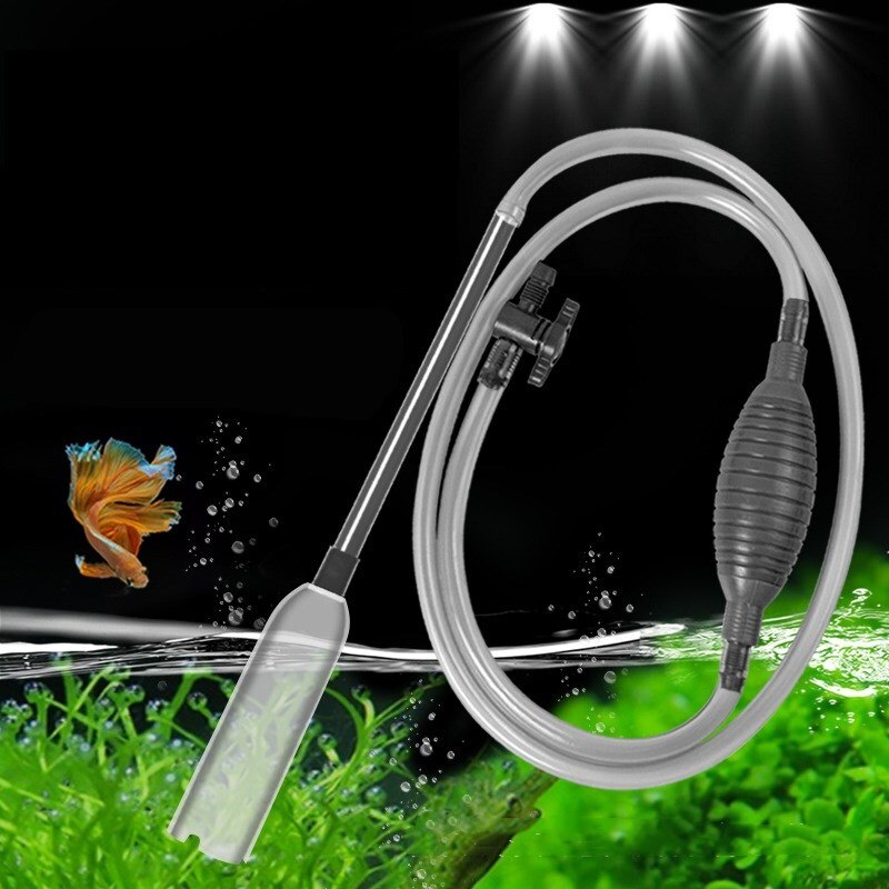 Aquarium Siphon Staubsauger Aquarium Kies Reiniger Werkzeug Halbautomatische Wasser Ändern Bausatz Aquarium Reinigung Zubehör