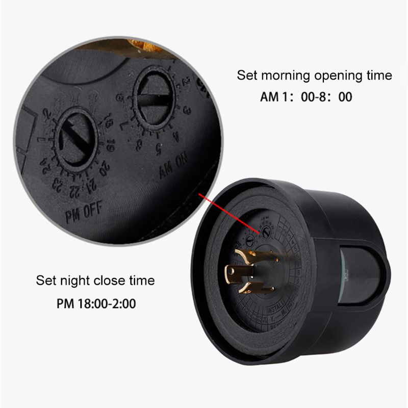 Twist lock fotocelle sensor auto on off kontakt 105 ~ 305 vac 50/60hz 16a skumring til daggry for område lys, led stald lys