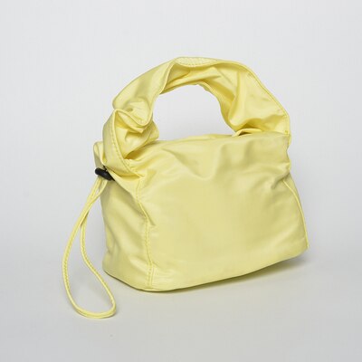 Mode Tassen Totes Vrouwen Tas Geplooide Nylon Tassen Vrouwelijke Handtas Meisje Bolsas Waterdichte Handtas Baguette Vorm Zakken: yellow better