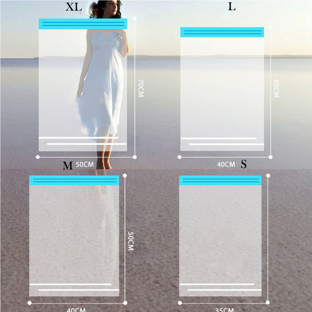 1Pc Vacuum Compressed Storage Bags Space Saving Organizer Bag