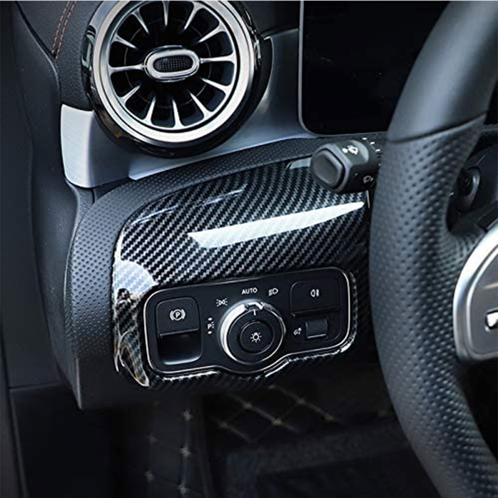 Suitable for A-level W177 V177 CLA W118 C118 X118 ABS carbon fiber style center console dashboard trim