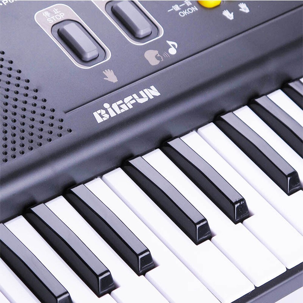 61 taster digital musik elektronisk keyboard børn multifunktionelt elektrisk klaver med mikrofon musikinstrument