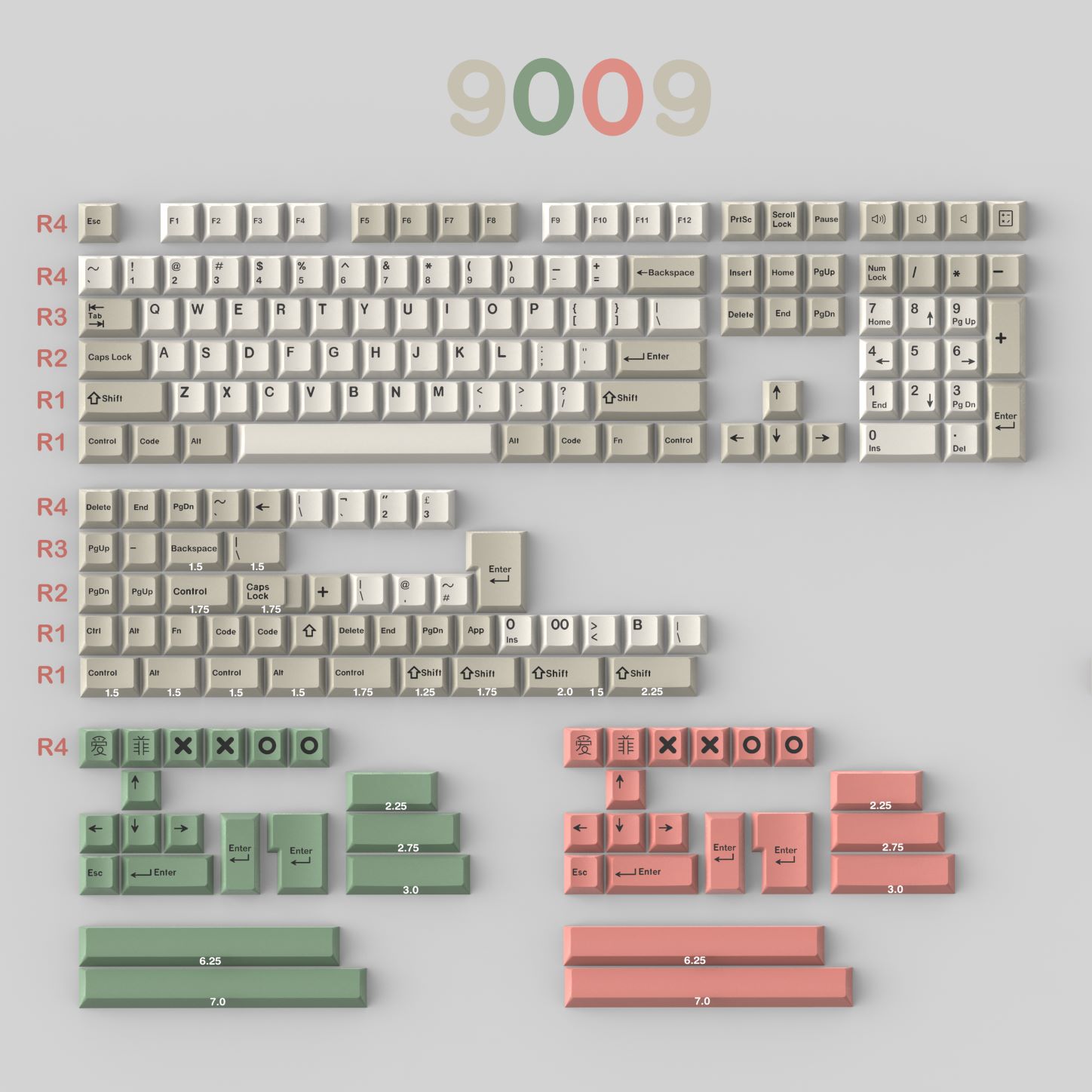 G-MKY 173 Dmg/Shoko/Taro/Wob Keycaps Cherry Profie... – Vicedeal