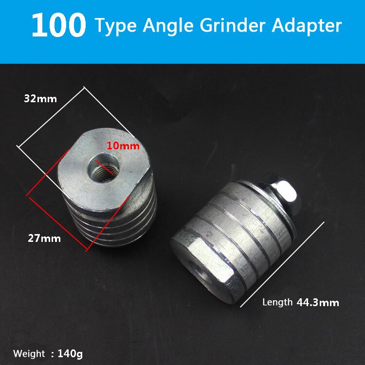 Adaptateur de meuleuse d'angle vers Machine à rainurer, accessoires pour outils électriques M10 M14: M10