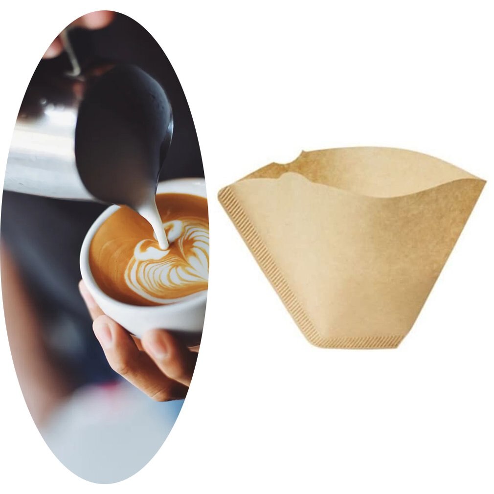 100pcs Coffee Filter Paper Household American Coffee Machine Filter Paper No Drifting Coffee Filter Paper
