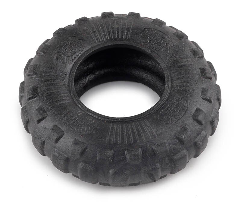 NACOCO Dog Chew Toys Pet Tire Toys Molar Cat Motorcycle Cleaning Teeth Rubber Black for Dogs