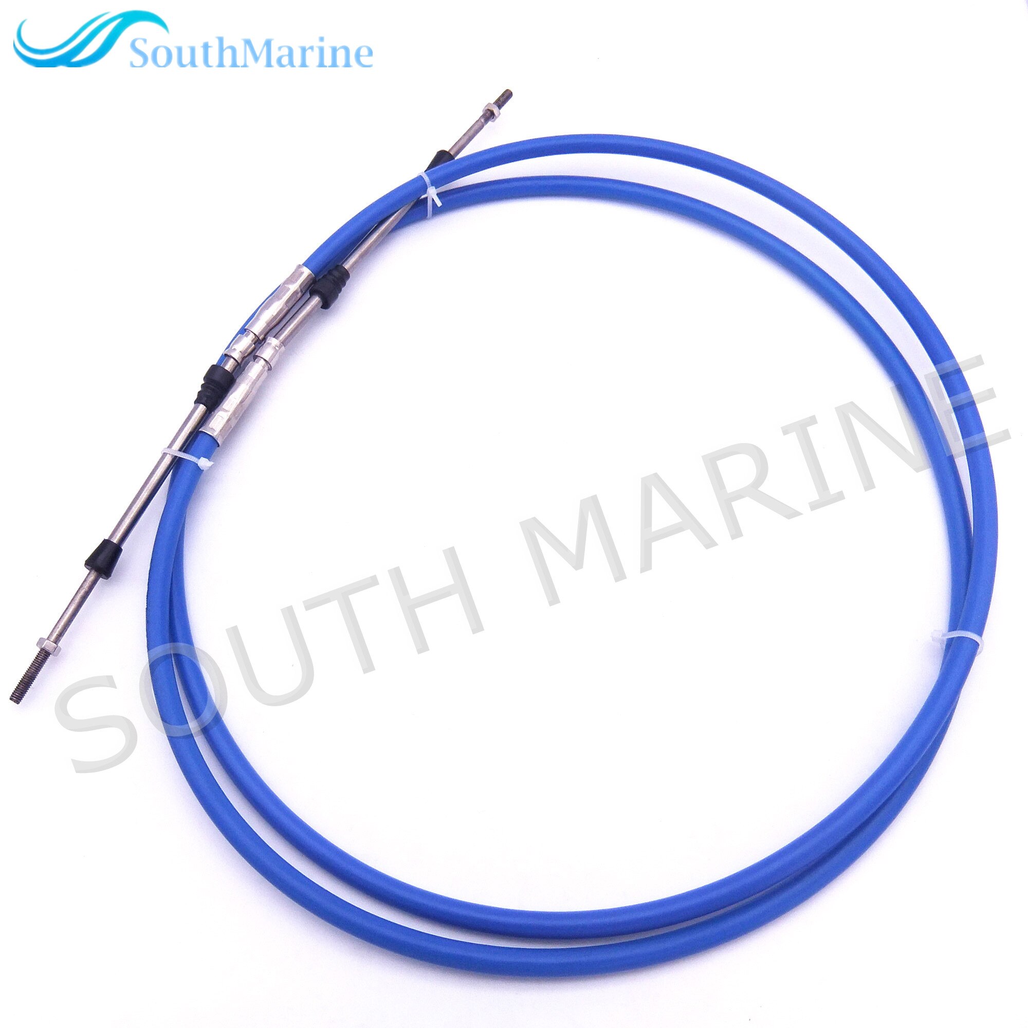 Outboard Engine Remote Control Throttle Shift Cable 8ft ABA-CABLE-08-GY for Yamaha Boat Motor Steering System 2.438m Blue