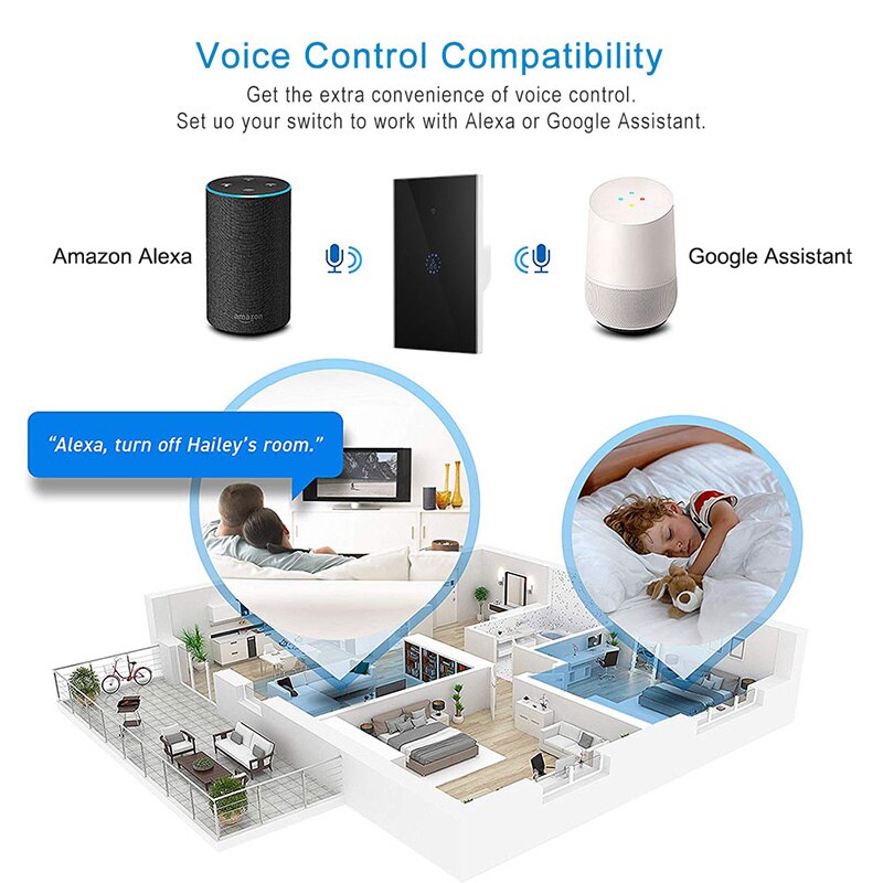 EWelink 20A interruptor de caldera inteligente WiFi, ajuste de temporizador, Control inalámbrico, funciona con Alexa Google Home, Control de enlace con Sonoff