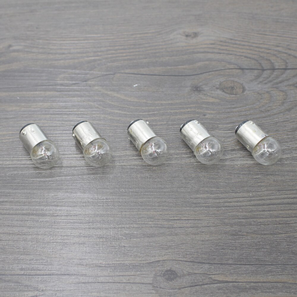2PCS 12V 5W BA15D Bulbs Motorcycle Scooter Turn Signal Light Bulb Tungsten lamp for Harley Honda Yamaha Suzuki Kawasaki KTM