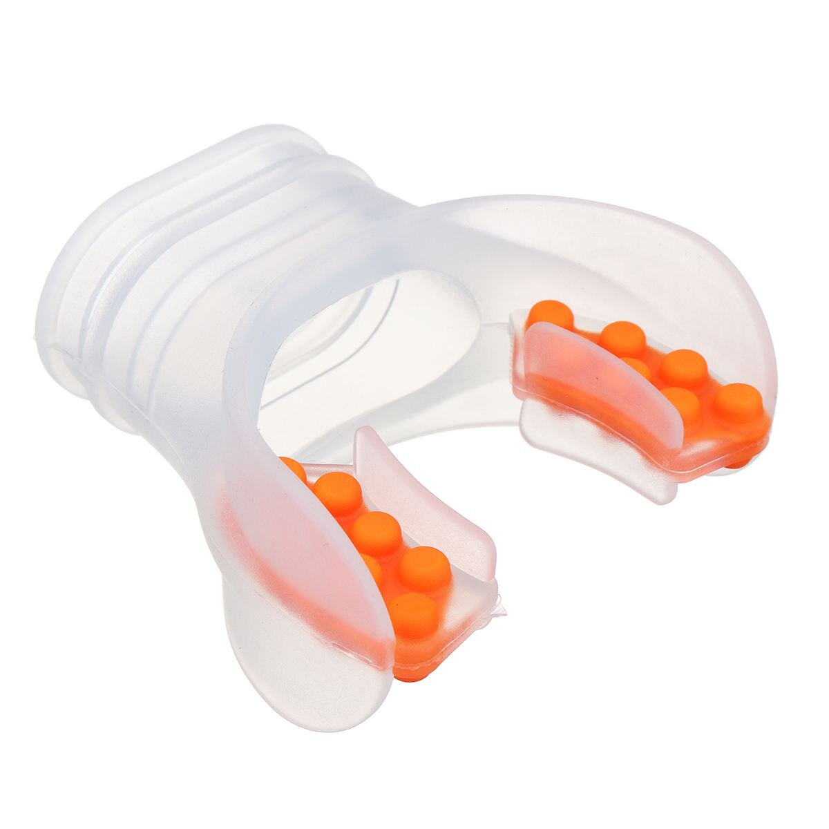 Duikuitrusting Snorkel Mondstuk Vervanging Regulator Mond Stuk Voor Scuba Zuurstof Cilinder Ademen Accessoires: Transparent orange