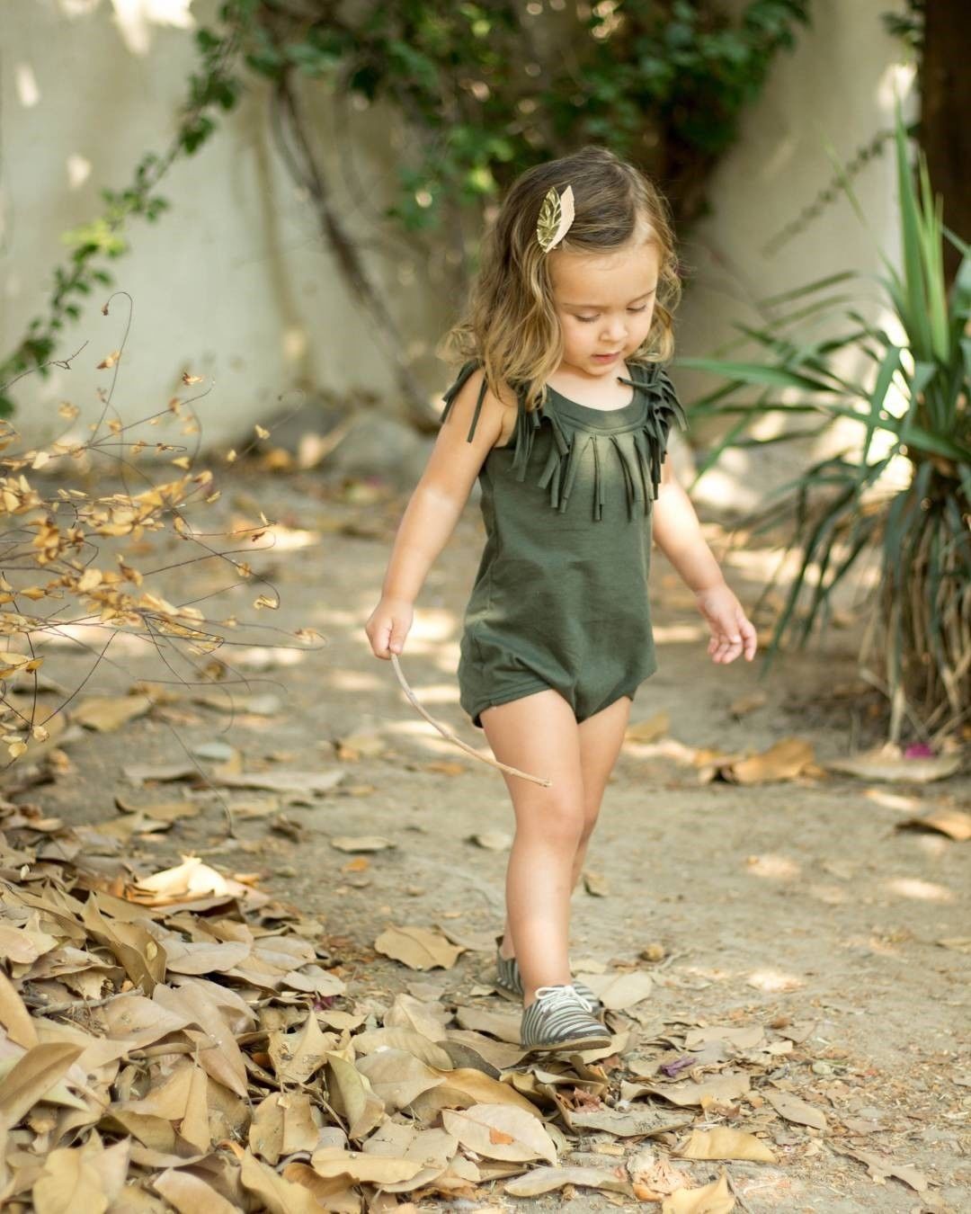 Babymeisjes jongen schattige peuter zwart/groene kleding jumpsuit bodysuit outfits