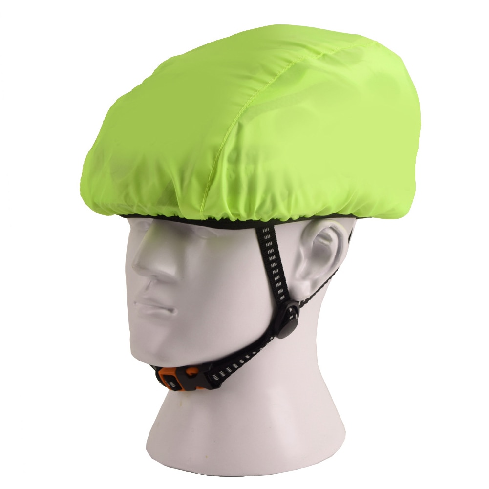 Safe Outdoor Portable Helmet Cover Waterproof Cycling Dustproof Fluorescent Bicycle Adults Protection Accessories Ultralight