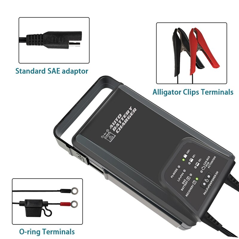 HARLEY-DAVIDSON - Caricatore A Batteria A Doppia Modalità (12 V, 6 V, 1 A), Completamente Automatico - Foto 7