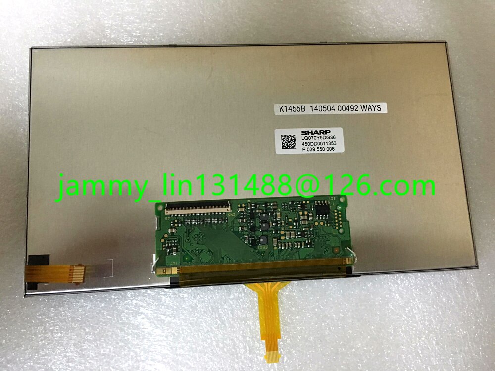 Original 7 inch LCD Modules By LQ070Y5DG08 / LQ070Y5DG36 / LQ070Y5DG09 Touch Screen