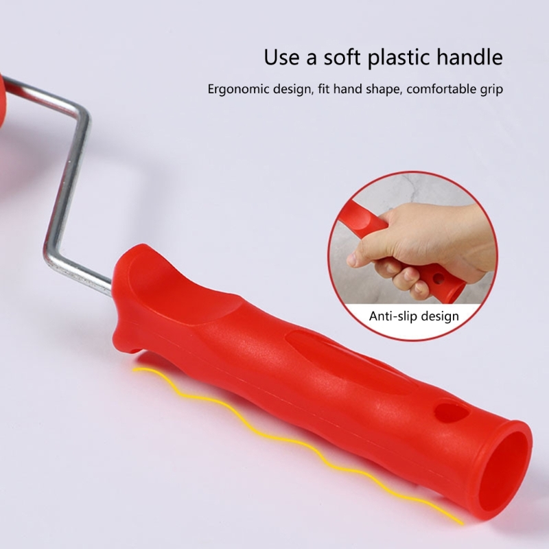 Wall Brush Putty Roller Texture Pattern Roller Brush Drywall Compound Roller for Smooth Plastering Construction Tool