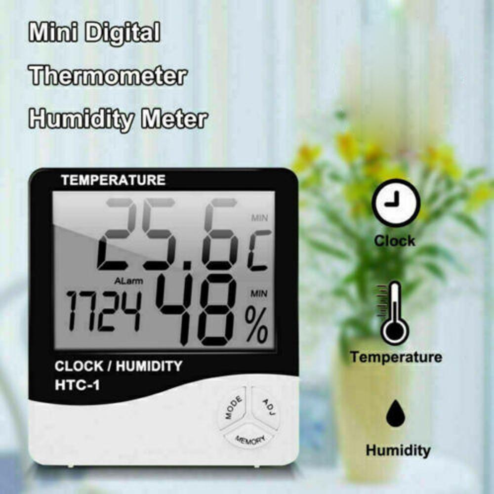 Indoor Outdoor Digitale Thermometer Hygrometer Met Lcd Display Temperatuur-vochtigheidsmeter Ad