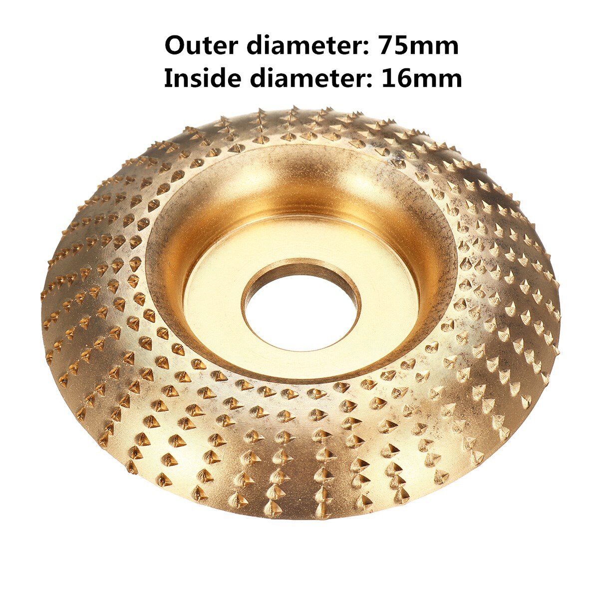 Wood Grinding Wheel angle grinder disc wood carving disc Sanding Abrasive tool 5/8inch Bore