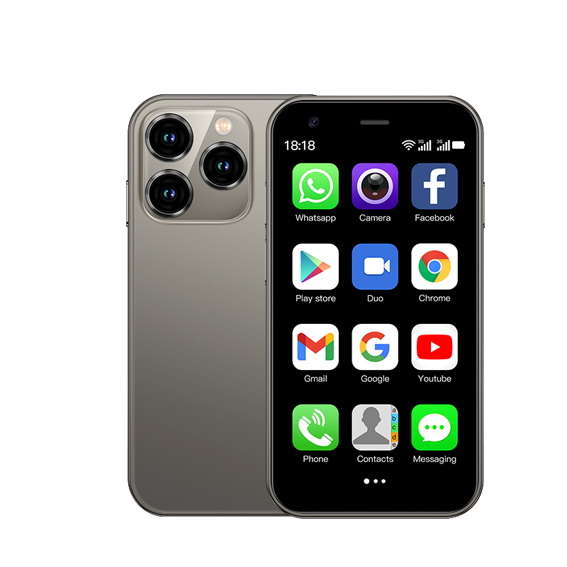 SOYES XS15 3,0-Zoll-Mini-Android-Smartphone, unterstützt 3G+Dual-SIM mit 2 GB+16 GB, in mehreren Farben erhältlich: Grau