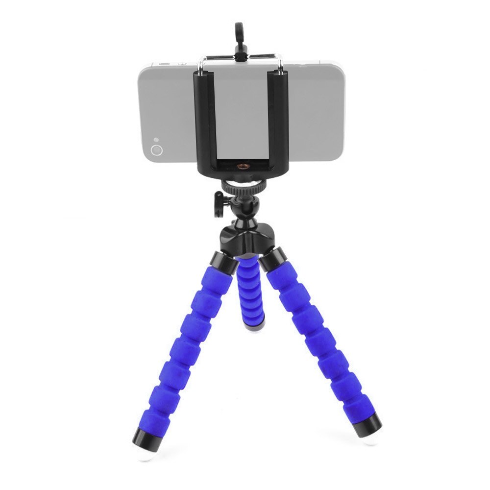 Sponge tripod octopus bracket small lazy mobile phone holder portable mobile phone universal bracket plus mobile phone clip
