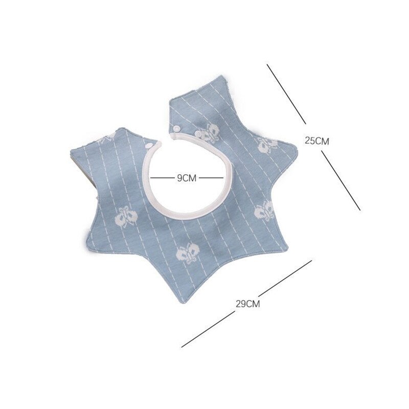 Baby Bandana Lätzchen Wasserdichte Baumwolle Karikatur Schmetterling Stern Kleinkind Mädchen Fütterung Lätzchen Babador Dribbeln Lätzchen Neugeborenen Baby Spucktuch